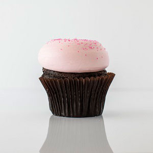 Pink Chocolate Cupcake